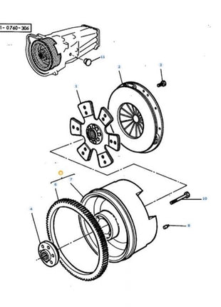 Flywheel - 3382980M91 - Massey Tractor Parts