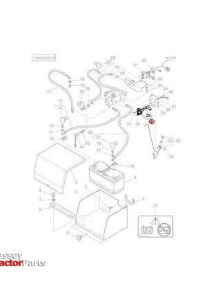 Massey Ferguson Isolater Switch - 3712201M2 | OEM | Massey Ferguson parts | Engine Electrics and Instruments-Massey Ferguson-Cut Off Switches,Farming Parts,Lighting & Electrical Accessories,Switches & Sensors,Tractor Parts