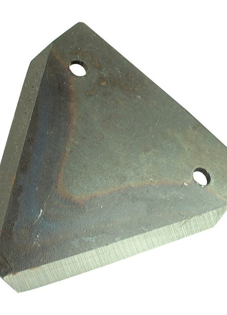 Knife section - Smooth -  80x76x2mm -  HoleâŒ€19mm -  Hole centres  51mm - Replacement forMassey Ferguson
 - S.78330 - Massey Tractor Parts