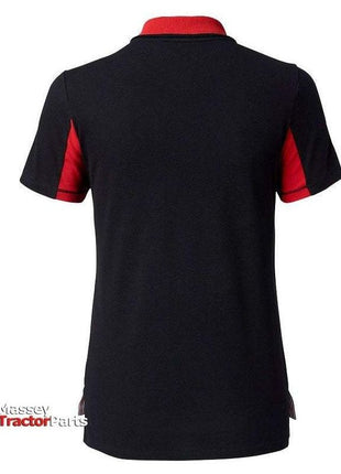 Ladies Black Polo - X993322201-Massey Ferguson-Clothing,Men & Women Shirt & Polo,Merchandise,On Sale,polo,Polo Shirt,Women,workwear