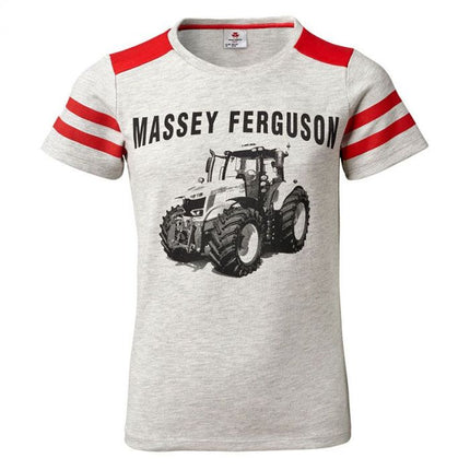 Light Grey T-shirt with Tractor Print - X993322010 - Massey Tractor Parts