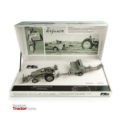 Limited Edition TEA 20 with F12 Baler - X993041805378-Massey Ferguson-Collectable Models,Merchandise,On Sale