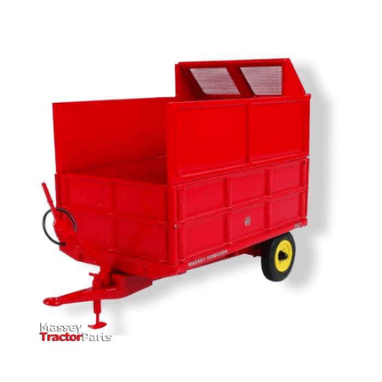 MF 21 3.5T Hydraulic Tipper Trailer with Silo Sides - X993042006243-Massey Ferguson-Collectable Models,Merchandise,On Sale