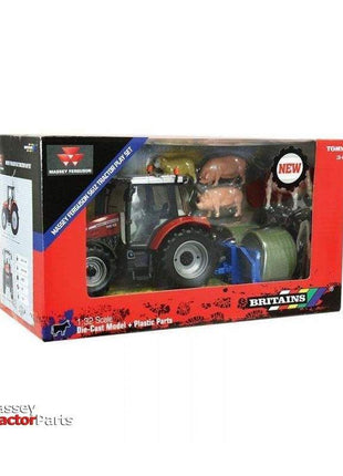 Massey 5612 Playset - X993111843205-Massey Ferguson-Childrens Toys,Merchandise,Model Tractor,Not On Sale