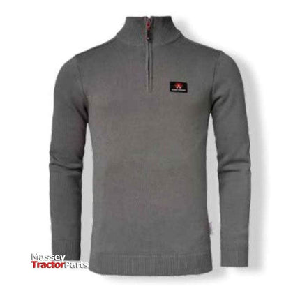 Men's Pullover with Collar - X993312011-Massey Ferguson-Clothing,jackets,jumper,jumpers,Men,Merchandise,On Sale,pullover,workwear