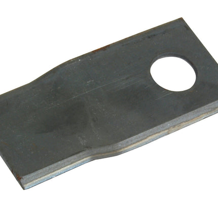 Mower Blade - Twisted blade, bottom edge sharp & parallel -  100 x 48x3mm - HoleâŒ€19mm  - RH -  Replacement for Claas, Pottinger
 - S.78169 - Massey Tractor Parts