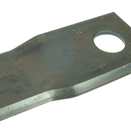 Mower Blade - Twisted blade, bottom edge sharp & parallel -  105 x 48x3mm - HoleâŒ€19mm  - RH -  Replacement for Claas, PZ
 - S.77055 - Massey Tractor Parts