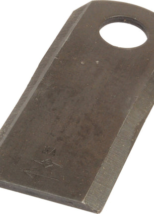 Mower Blade - Twisted blade, bottom edge sharp & parallel -  115 x 50x4mm - HoleâŒ€20.5mm  - LH -  Replacement for Kuhn
 - S.72567 - Massey Tractor Parts
