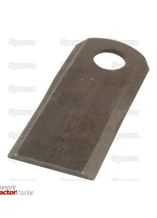 Mower Blade - Twisted blade, bottom edge sharp & parallel -  115 x 50x4mm - HoleâŒ€20.5mm  - LH -  Replacement for Kuhn
 - S.72567 - Massey Tractor Parts
