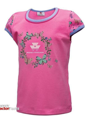 Pink T-Shirt - X993310028-Massey Ferguson-Childrens Clothes,Clothing,Girls,kids,Kids Clothes,Kids Collection,Men & Women Shirt & Polo,Merchandise,On Sale,t-shirt,Women