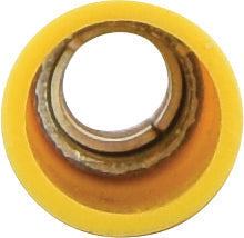 Pre Insulated Bullet Terminal, Standard Grip - Female, 5.0mm, Yellow (4.0 - 6.0mm)
 - S.8557 - Massey Tractor Parts