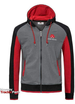 Raglan Hoodie Jacket - X993412104000-Massey Ferguson-Clothing,hoodie,jacket,Jackets & Fleeces,jumper,Men,Merchandise,On Sale,Women