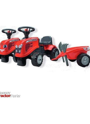 Ride-on With Trailer - X993361900241-Massey Ferguson-Merchandise,Model Tractor,On Sale,Ride-on Toys & Accessories