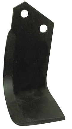 Rotavator Blade Square RH 80x8mm Height: 188mm. Hole centres: 46mm. HoleâŒ€: 14.5mm. Replacement for Kverneland, Maletti
 - S.77562 - Massey Tractor Parts