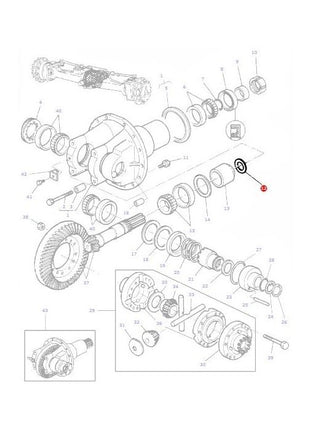 Shim - 34282 - Massey Tractor Parts