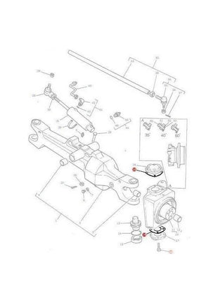 Massey Ferguson Shim Pivot Cap - 342623 | OEM | Massey Ferguson parts | Axles & Power Transmission-Massey Ferguson-4WD Parts,Axles & Power Train,Farming Parts,Front Axle & Steering,Steering Joints,Tractor Parts