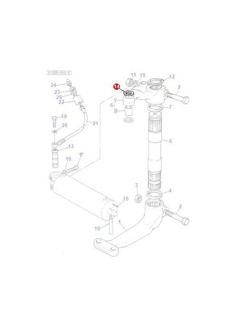 Shim Steering Linkage - 82925 - Massey Tractor Parts