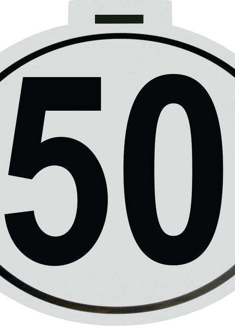 Speed Limit Sign 50KM/H
 - S.31368 - Massey Tractor Parts