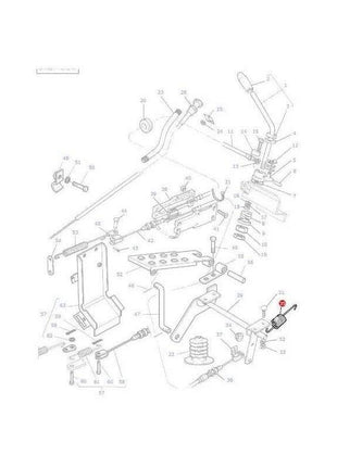 Massey Ferguson Spring - 1695472M1 | OEM | Massey Ferguson parts | Throttle-Massey Ferguson-Cabin & Body Panels,Cables,Farming Parts,Throttle,Tractor Parts