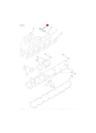 Massey Ferguson Stud Exhaust Manifold - 4225158M1 | OEM | Massey Ferguson parts | Exhaust & Manifold Gaskets-Massey Ferguson-Cylinder Head Components,Cylinder Head Studs & Bolts,Engine & Filters,Engine Parts,Farming Parts,Tractor Parts