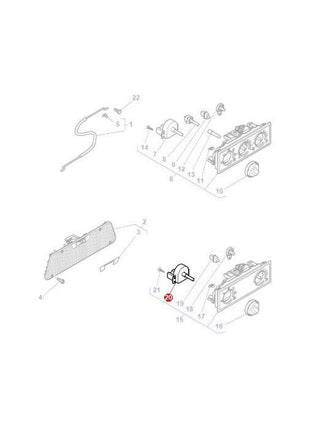 Switch Heater Control - 3907283M1 - Massey Tractor Parts