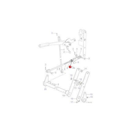 Washer - 884750M1 - Massey Tractor Parts