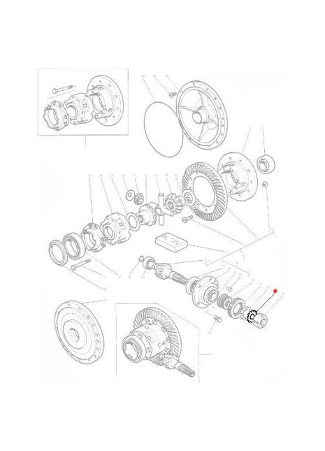 Washer Differential - 180455M1 - Massey Tractor Parts