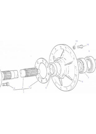 Wheel Nut Rear - 881162M2 - Massey Tractor Parts