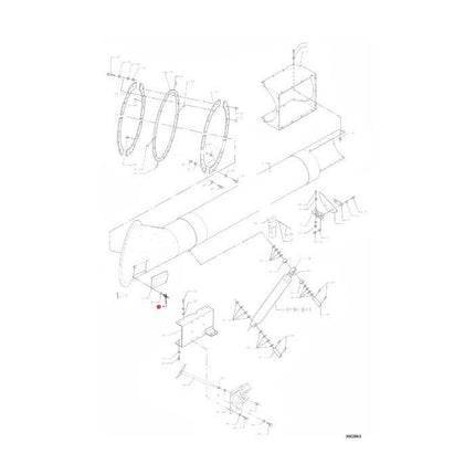 Wing Nut - D41057300 - Massey Tractor Parts
